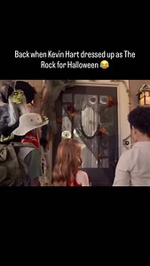 “All you got to do is go to the costume store and say make me look stupid” 😂 (via @therock @kevinhart4real 🎥: Jumanji: The Next Level) “Jumanji: The Next Level” Halloween refers to a viral 2019 promotional video where Kevin Hart dressed as Dwayne “The Rock” Johnson hilariously recreating Johnson’s famous 90s fanny pack photo for Halloween, with Johnson offering Hart a “bite-size” candy bar in retaliation, all to promote the movie’s upcoming trailer release. It’s a memorable bit of movie market