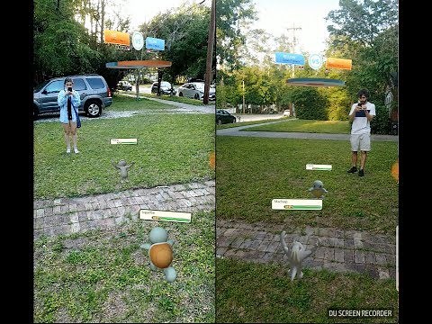 Multiplayer Augmented Reality Pokémon Battles