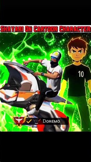 Shayari On Cartoon Character 🤙🗿 Wait For Duniya Ka PaPa 🥱💀 #shorts​#funny​#freefire​#veeru#chintucb