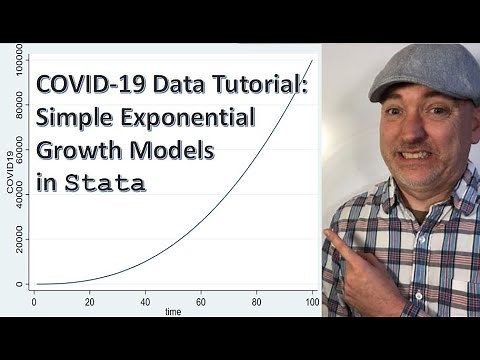 COVID-19 Data: Simple Exponential Growth Models in Stata