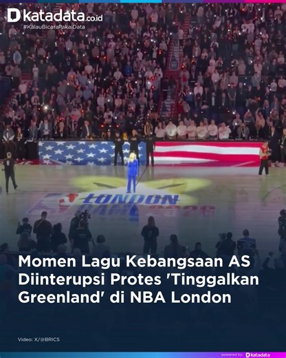Seruan ‘Leave Greenland Alone’ di NBA London Game
