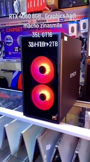 Hp 35L GT16 Amd Ryzen 5 Ddr5 32gb ram/ 1TB 2TB gpu rtx 4060 ti 8gb @185k we're located along moi Avenue , trust building, 2nd floor room 32A 0722470971 #fyppppppppppppppppppppppp #omen #goviral #pageforyou #nairobitiktokers