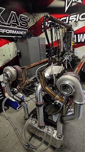 Texas Speed Twin Turbo Engine Dyno 🤘