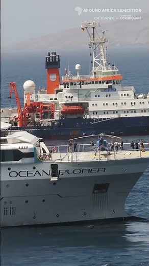 The OceanXplorer and METEOR teamed up to study the Nola Seamount in Cabo Verde