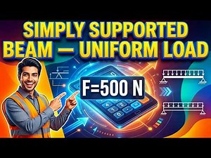Simply Supported Beam — Uniform Load Calculator — How to Use It | Engineering Tool