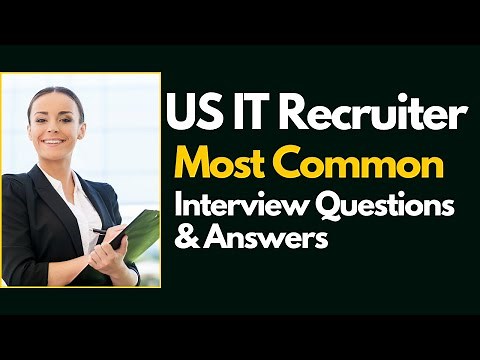 US IT Recruiter Interview Questions and Answers for 2025