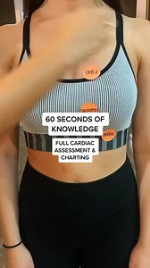 4.8K views · 46 reactions | 60 second full cardiac assessment and charting! #fyp #foryou #nursingstudent #nursingschool #nclex #patient #etsy | Step Begg | Facebook