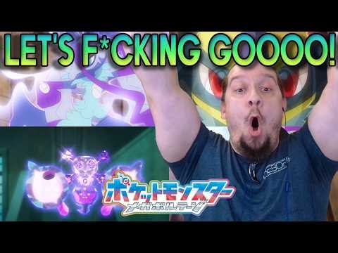 MEGA LUCARIO Z IS A SHINY BEAST!! MEGA HAWLUCHA REMATCH!! Pokémon Horizons Episode 132 REACTION!