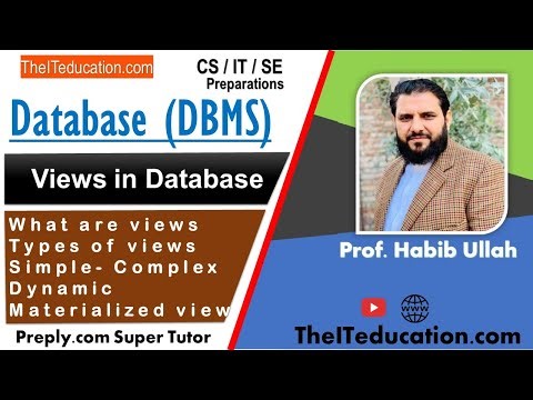 What are View in Database | Materialized view, Simple View, Complex Views and Dynamic Views | DBMS
