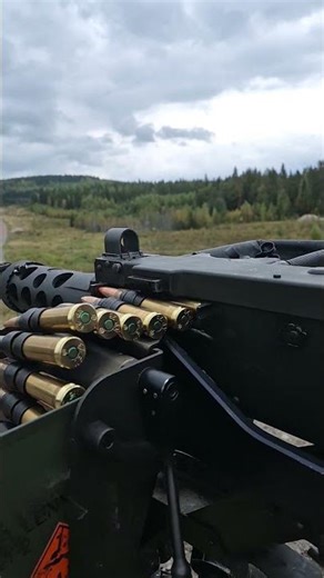 The Beauty of a .50 Cal in Slow Motion #m2 #gunshorts #machinegun #livefire #military