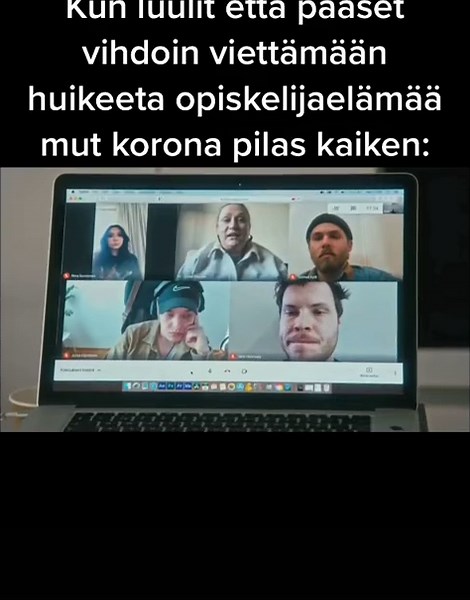 Sinne meni opiskelijabileet jne 🥲 #justimus #justimusfilms #meemi #huumori #suomitiktok #suomimeemit #fypシ #foryoupage #fry #opiskelu #korona #bileet