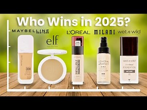 Top Best 5 Full Coverage Drugstore Foundations in 2025!