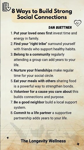 8 Ways to Build Strong Social Connections Dan Buettner