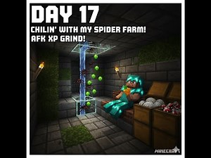 Day 17: AFK XP Grind at the Spider Spawner!