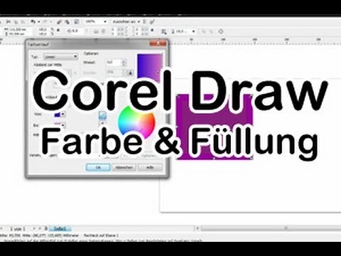 Corel Draw Tip Color and Fills German