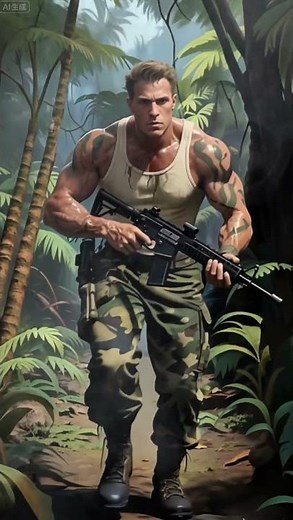 🔥 Arnold vs Predator! Jungle Stealth Warfare Begins!