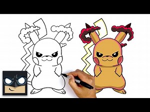 How To Draw Gigantamax Pikachu | Pokemon Sword and Shield - Videos For Kids