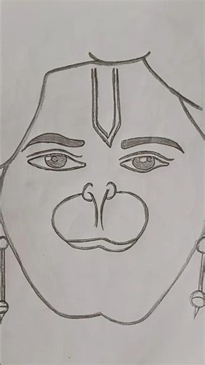 Hanuman drawing#easyartlover #hanumandrawing#hanumanart #hanumansketch #trendingshorts#trending#art