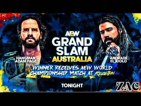 Hagman Adam Page vs Andrade El Ídolo Grand Slam 2026 Highlights