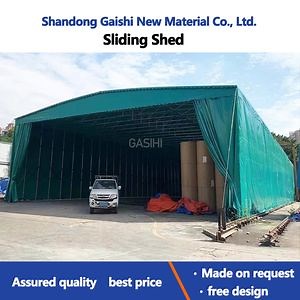 [Hot Item] Steel Frame PVC Push-Pull Shelter Tent for Landscape Sunshade Canopy Awning