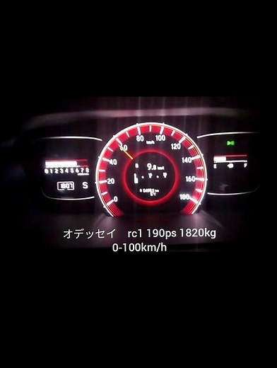 RC1オデッセイアブソルートEX 0-100km/h 加速 ODYSSEY #shorts #HONDA #チャレンジ