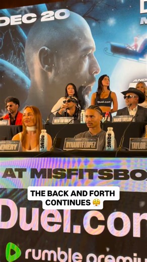 Misfits Boxing on Instagram: "Deen The Great and Amado Vargas have serious bad blood 🩸 Watch the presser live NOW, link in story 🍿"