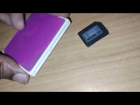 how to insert mmc mobile card dual voltage nokia inside card reader for connecting with computer