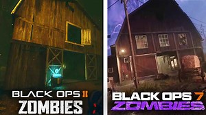 Farm map comparison Black Ops 2 zombies vs Black Ops 7 zombies Vadorn farm BO7 zombies beta graphics