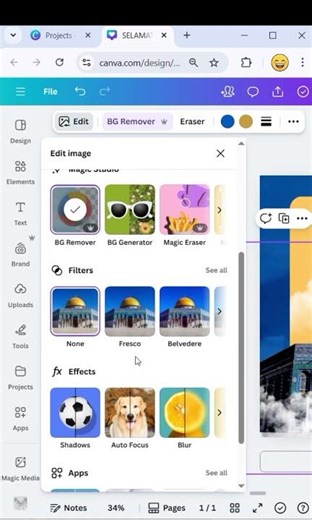 Mendesain poster media sosial ISRA MI'RAJ pakai Canva🤩🙌#fyp #graphicdesign #canva #isramiraj
