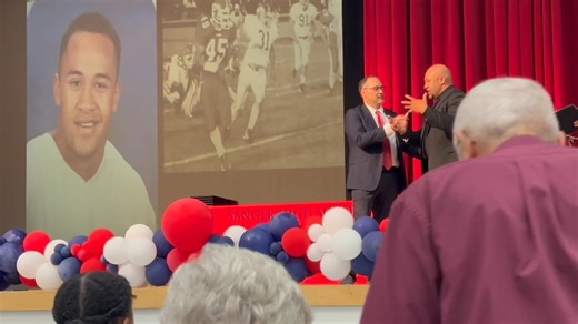 Sanger High School Athletic Hall of Fame Class of 2025 Induction Ceremony took place Saturday. Pete Hingano was one of the inductees. Here is his ointerview with George Takata. 🎥: Cheryl Senn/The Sanger Scene | The Sanger Scene