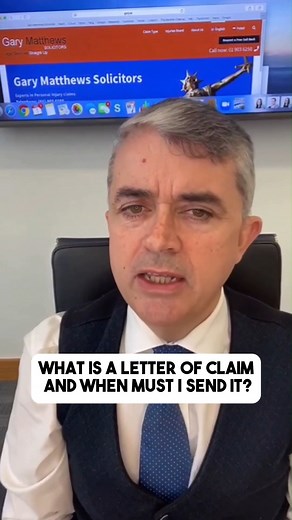 A Letter of Claim is the formal written notice you must send to the...