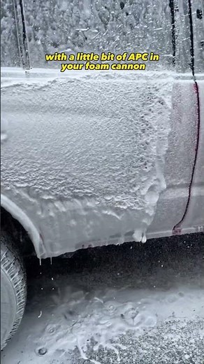 How to use a foam cannon and create thick thick foam