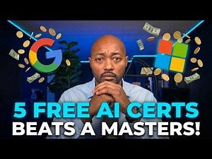 5 Free AI Certifications Worth More Than a Master's Degree (2026 Data)