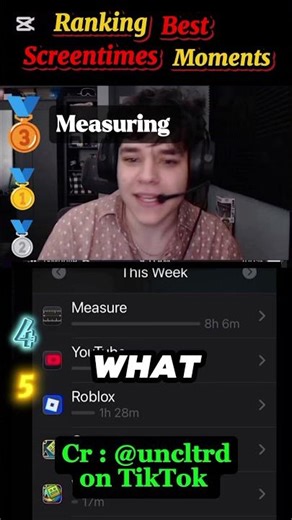 Ranking The Best Screen Time moments| •#shorts