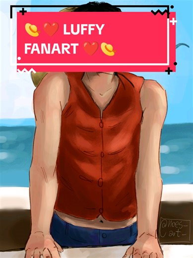 a quick and simple drawing of Luffy because yes #OnePiece #monkeydluffy #fyp #fanart #onepieceart