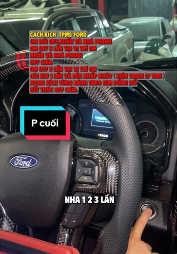 Phần cuối: Cách học lại cảm biến TPMS cho các dòng xe Ford 🚗 sau khi cài áp suất lốp Launch vào xe. #Launch #Relearning TPMS #tpmsford #xuhuongtiktok #viral