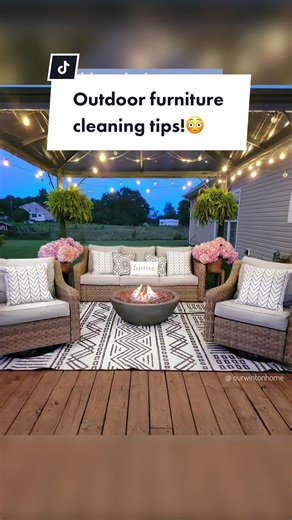 Clean Moldy Outdoor Furniture - Easy Steps!