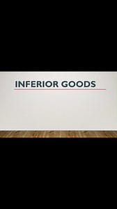 1.5K views · 26 reactions | INFERIOR GOODS | Economics | Facebook