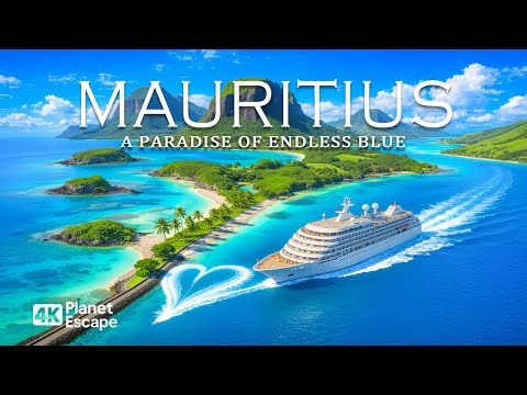 Mauritius 4K –Stunning Tropical Island, Crystal Clear Waters & Aerial Views with Deep House Chill