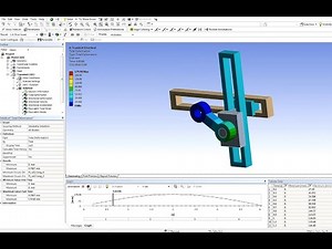 WEBINAR 3: ANSYS Workbench Transient Structural FEA of a crank and slider mechanism