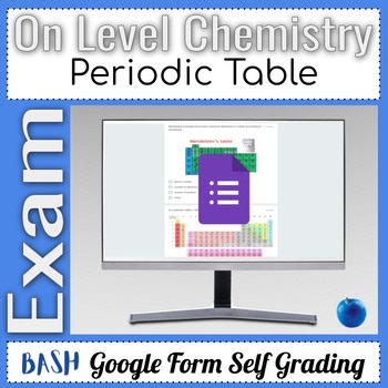 Elements, Atoms and The Periodic Table Test| Google Forms Quiz | Chemistry Exam