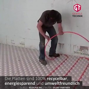 2.5M views · 463 reactions | Nie mehr kalte Füße: Mit diesem System wird das Verlegen einer Fußbodenheizung vereinfacht NUDURA ICFs - Insulated Concrete Forms | Die Tester | Facebook