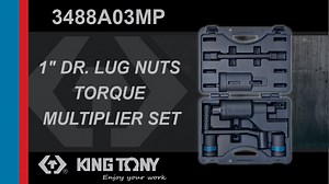 Check out our torque multiplier set! It has a 1:47 ratio so that you can unscrew a heavy duty wheel nut with ease! https://www.kingtony.com/product/Lug-Nut-Torque-Multiplier-Set-8F-8M-47-1-3488A03MP?utm_source=Facebook-en&utm_medium=Video_3488A03MP #kingtony #kingtonytools #handtools #professionaltools #torquetool #torquemultiplier #wheelnuts | KING TONY
