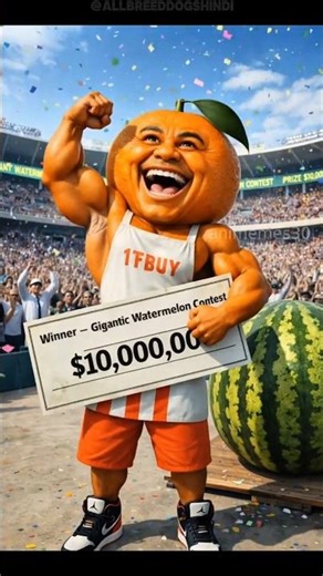 This Man Win Watermelon 🍉 Compitition 😍❤️