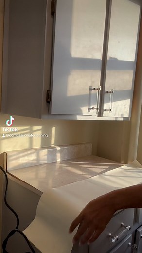 Counter work 😜 click the link in my bio to access my @amazon storefront to purchase materials used 🙂 #contactpaper #nycha #contactpapercounters | Compassionate Cleaning LLC