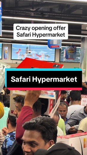 Grand Opening Excitement at Safari Hypermarket
