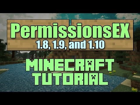 PermissionsEX Bukkit Plugin How to Install and Use