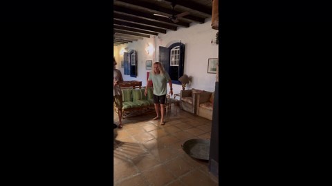 Daredevil front flips out of 2nd-story window into swimming pool