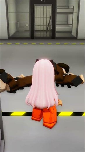 the prison guards thought they had me until...😈😼#robloxshorts #roblox
