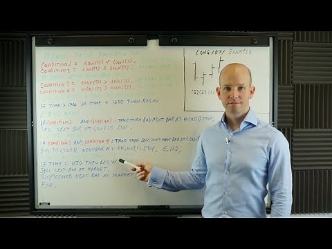 HOW TO WRITE A TRADING ALGORITHM